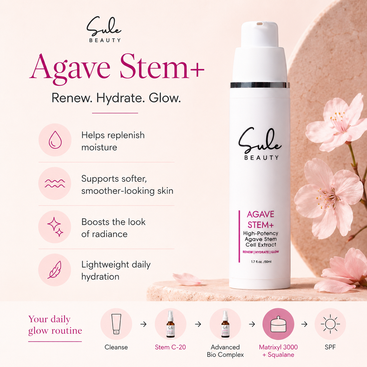 Agave Stem+